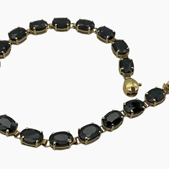 Ross-Simons Gold Bracelet with Black Accents
